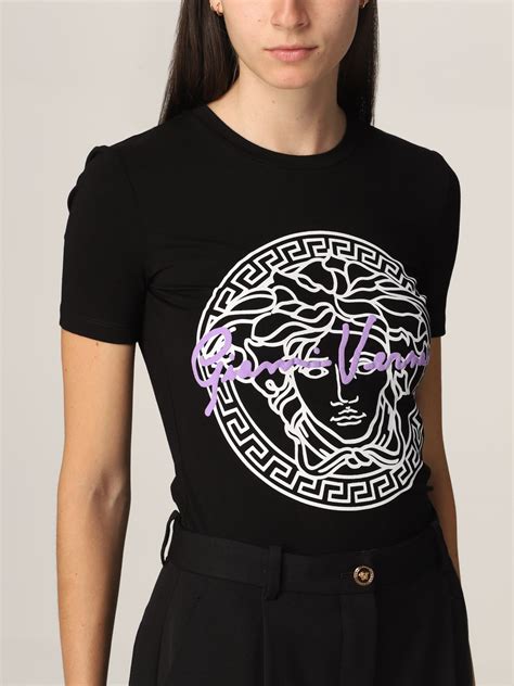 versace tshirt damen|authentic Versace shirts.